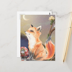 Entzückender Rotfuchs Postkarte