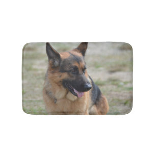 Entzückender Schäferhund Badematte