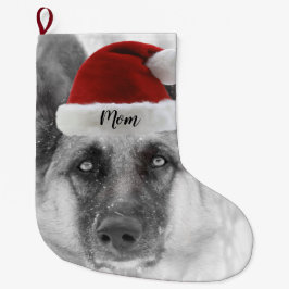 Entzückender Schäferhund-WeihnachtsStrumpf Großer Weihnachtsstrumpf