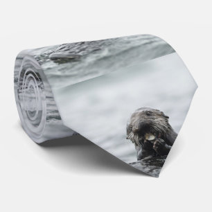 Entzückender Seeotter Krawatte