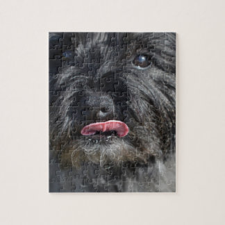 Entzückender Steinhaufen Terrier Puzzle