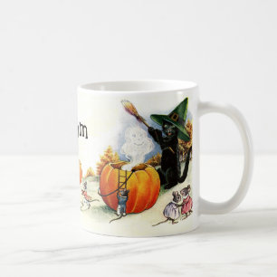 Entzückender Vintage-Halloween-Becher Kaffeetasse