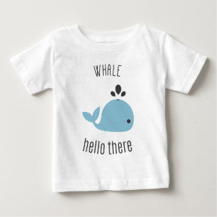 Entzückender Wal (wohl) hallo dort! Baby T-shirt