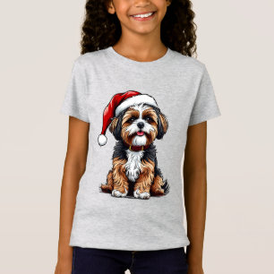 Entzückender Weihnachtshund T-Shirt