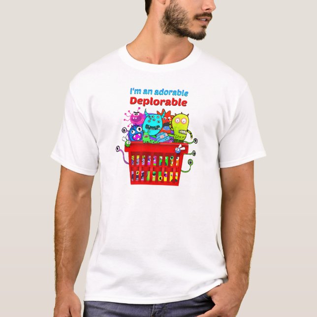 Entzückendes bedauernswertes, Korb von Deplorables T-Shirt (Vorderseite)
