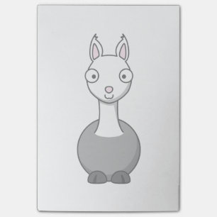 Entzückendes Cartoon-Lama Post-it Klebezettel