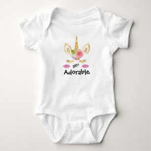Entzückendes Einhorn Baby Strampler