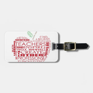 Entzückendes Geschenk für Lehrer Gepäckanhänger