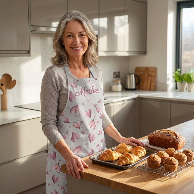 Entzückendes Herzen-Muster-Schürze Schürze (Von Creator hochgeladen)