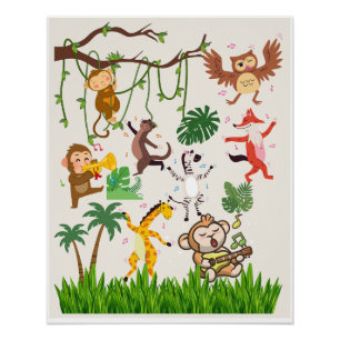 Entzückendes Kinderzimmer-Design Poster