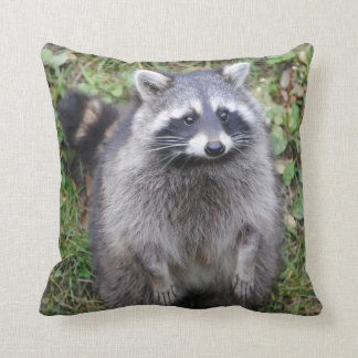 Entzückendes PelzWaschbär-Wurfs-Kissen Kissen
