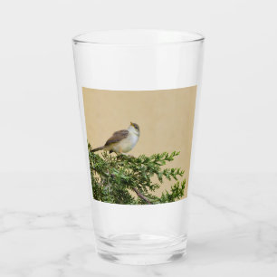 Entzückendes Spatzen-Vogel-Foto Glas