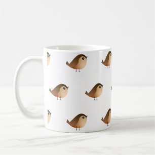 Entzückendes Spatzen-Vogel-Foto Kaffeetasse