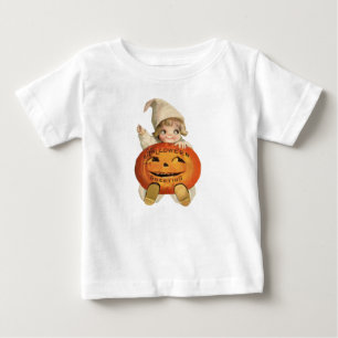 Entzückendes Vintage-Halloween-Kleid mit Rüschen f Baby T-shirt