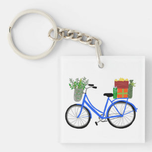 Entzückendes Weihnachtsfahrrad Bike Feiertage Chri Schlüsselanhänger