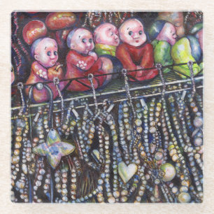 entzünden glasuntersetzer