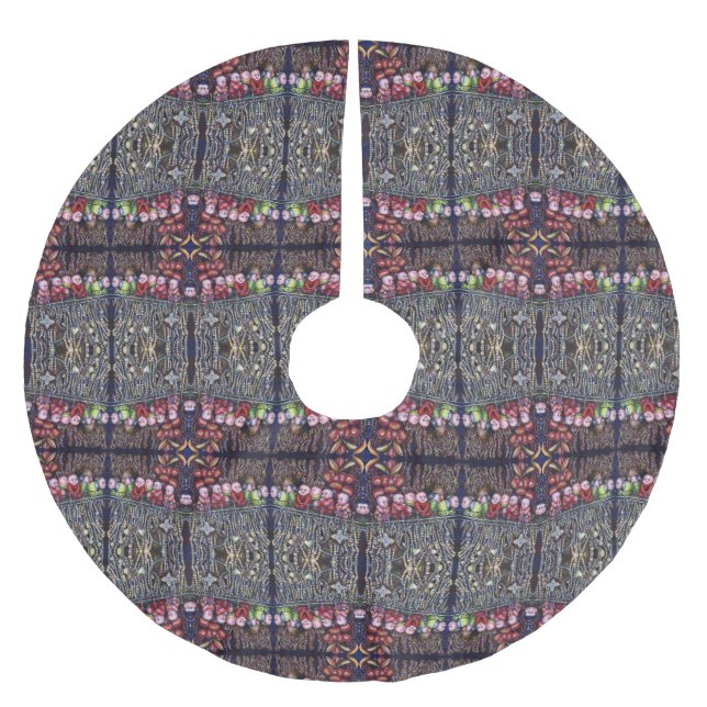 entzünden polyester weihnachtsbaumdecke (Vorderseite)