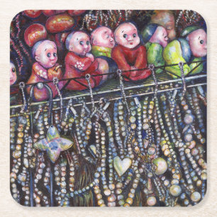 entzünden rechteckiger pappuntersetzer