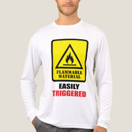 Entzündliches Material - Leicht Auslösbar Tri-Blend Shirt
