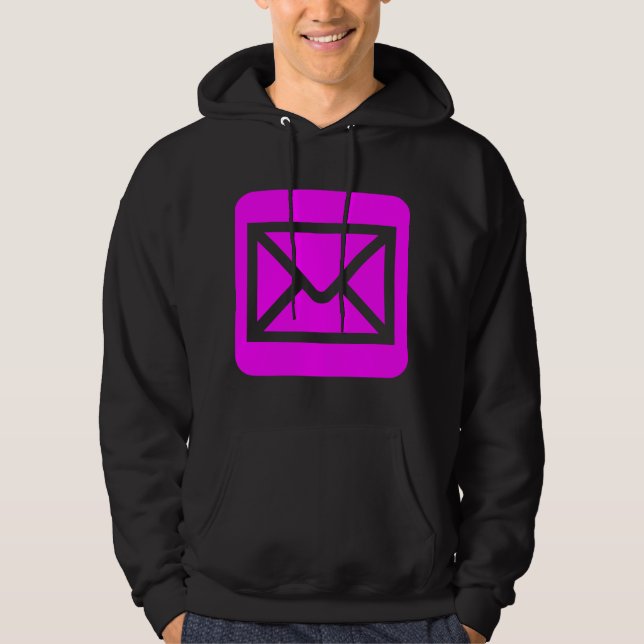 Envelope Sign - Magenta Hoodie (Vorderseite)