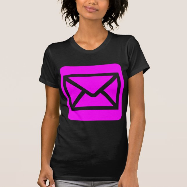Envelope Sign - Magenta T-Shirt (Vorderseite)