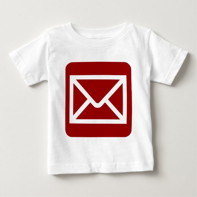 Envelope Sign - Ruby Red Baby T-shirt (Vorderseite)