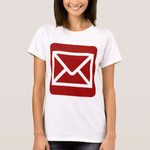 Envelope Sign - Ruby Red T-Shirt