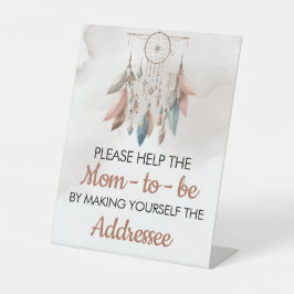 Envelope Station Schild Dreamcatcher Baby Shower