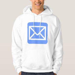 Envelope-Zeichen - Baby Blue Hoodie