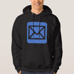 Envelope-Zeichen - Baby Blue Hoodie