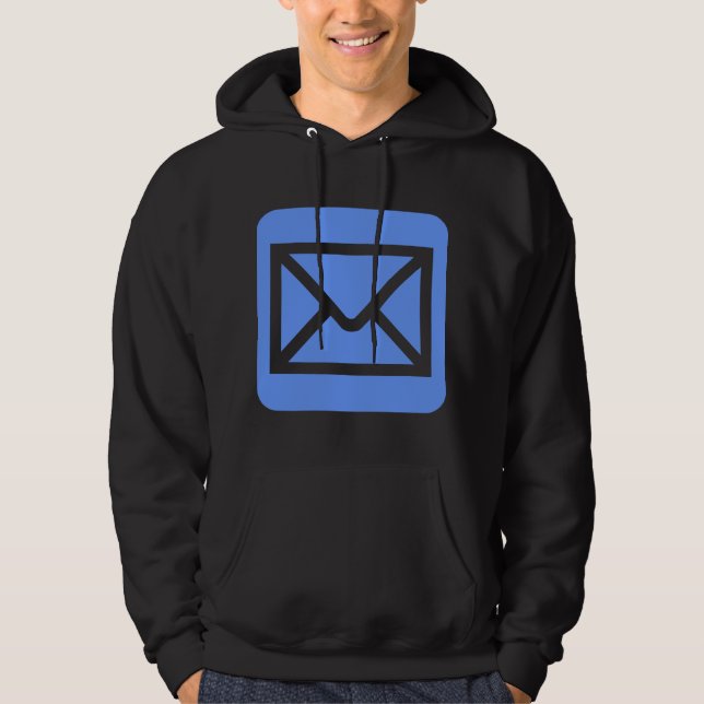 Envelope-Zeichen - Baby Blue Hoodie (Vorderseite)