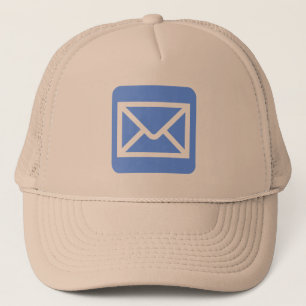 Envelope-Zeichen - Baby Blue Truckerkappe
