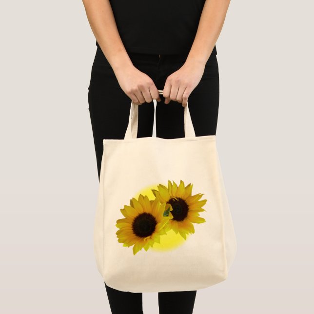 Enviro-Friendly Sonnenblume Tote Bag Sonnenblumenb Tragetasche (Vorderseite (Produkt))