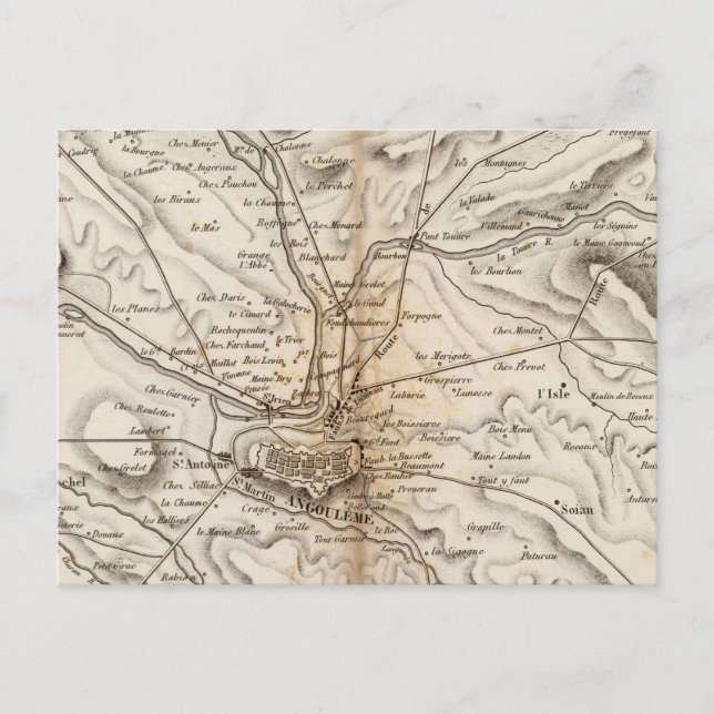 Environs d'Angouleme Postkarte (Vorderseite)