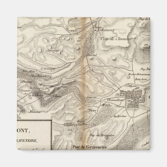 Environs de Clermont Magnet (Vorne)