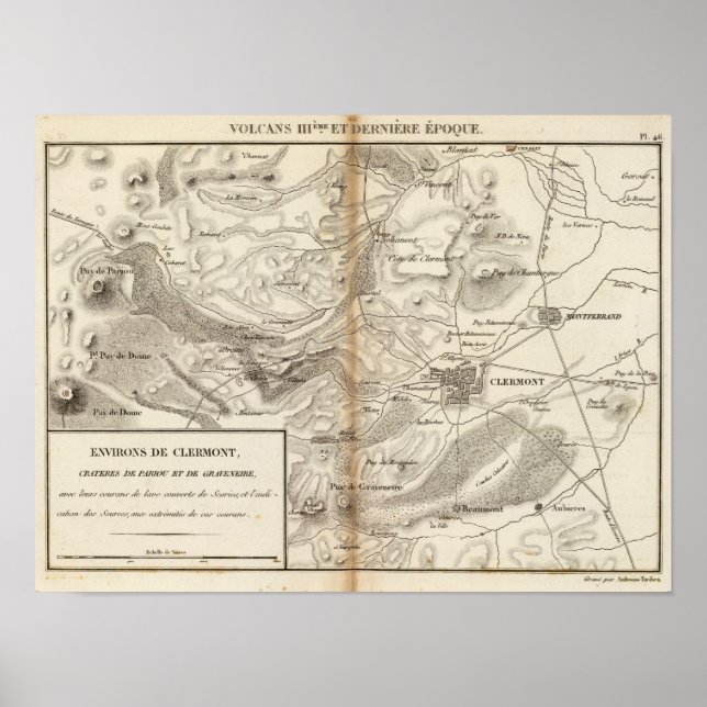 Environs de Clermont Poster (Vorne)