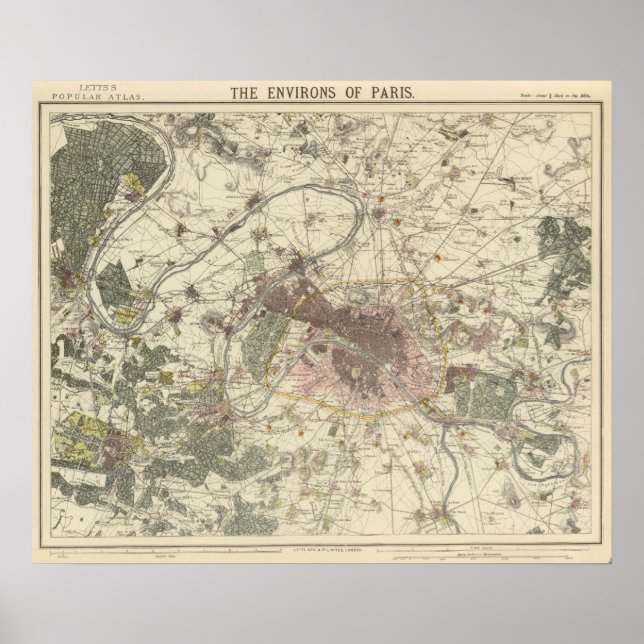 Environs Paris Poster (Vorne)