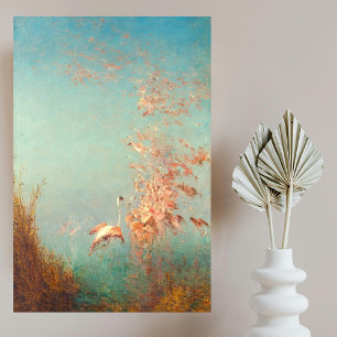 Envol De Flamants Rose Étang De Vaccarès Poster