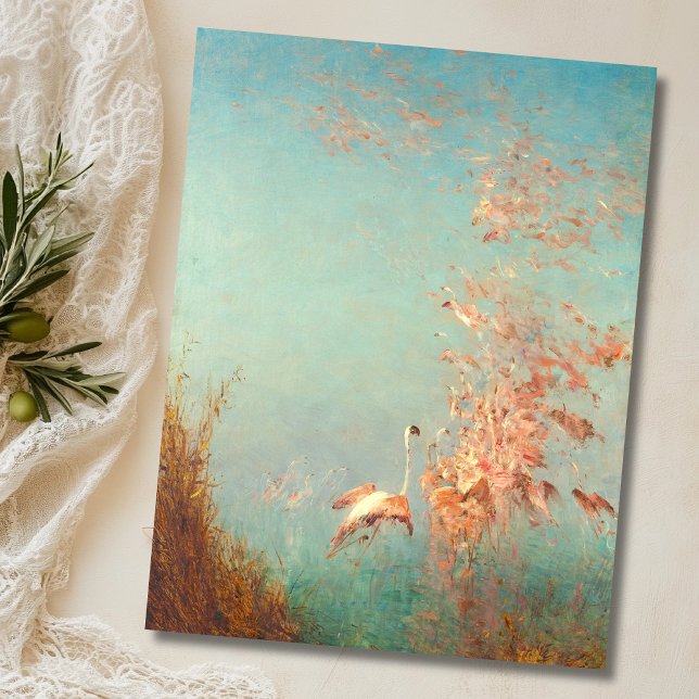 Envol De Flamants Rose Étang De Vaccarès Postkarte (Von Creator hochgeladen)