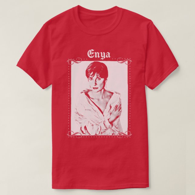 Enya Retro Ästhetik Design T-Shirt (Design vorne)