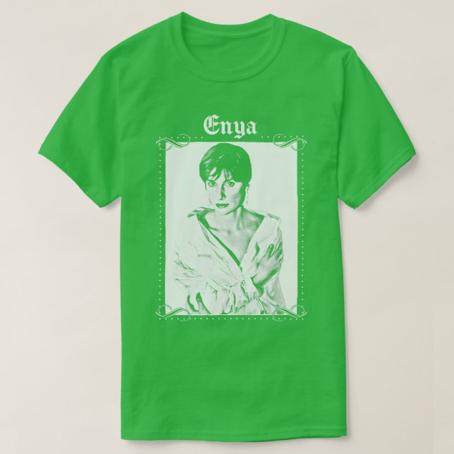 Enya Retro Ästhetik Design T-Shirt (Design vorne)
