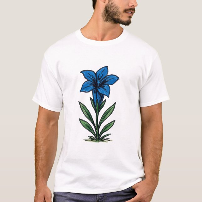 Enzian T-Shirt (Vorderseite)