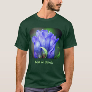 Enzianblume personalisiert T-Shirt