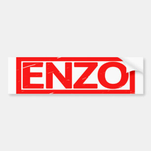 Enzo-Briefmarke Autoaufkleber