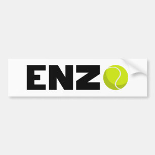 Enzo Tennis Autoaufkleber