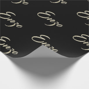 Enzo Vorname Name edles Geschenkpapier Papier