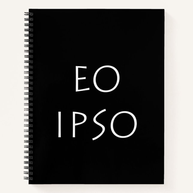 Eo Ipso Notizbuch (Vorderseite)