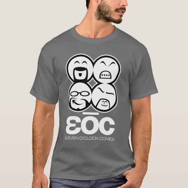 EOC dunkles T-Shirt [Gesichter] (Vorderseite)