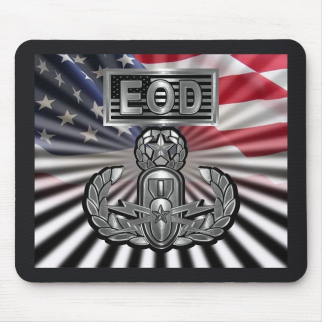 EOD Beseitigung Explosiver Kampfmittel Mousepad (Vorne)