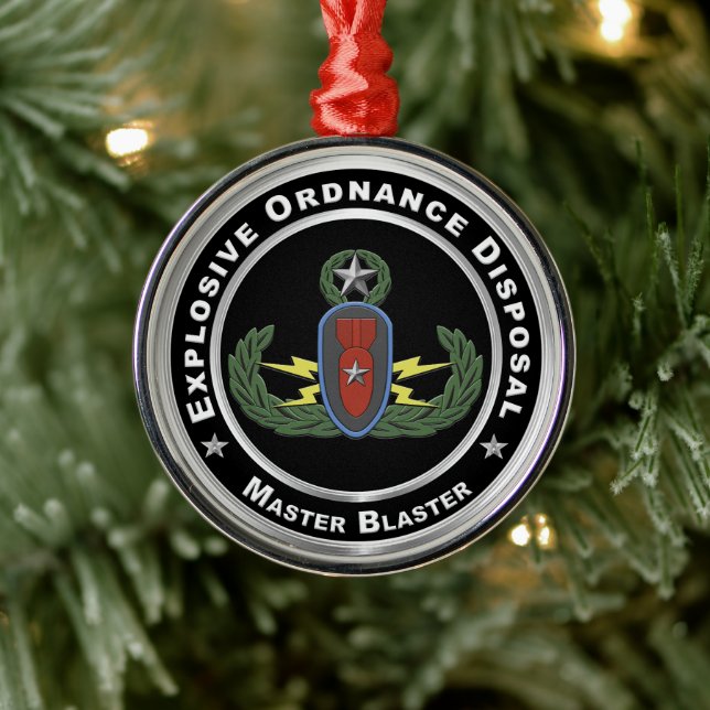 EOD Christmas Ornament Aus Metall (Baum)